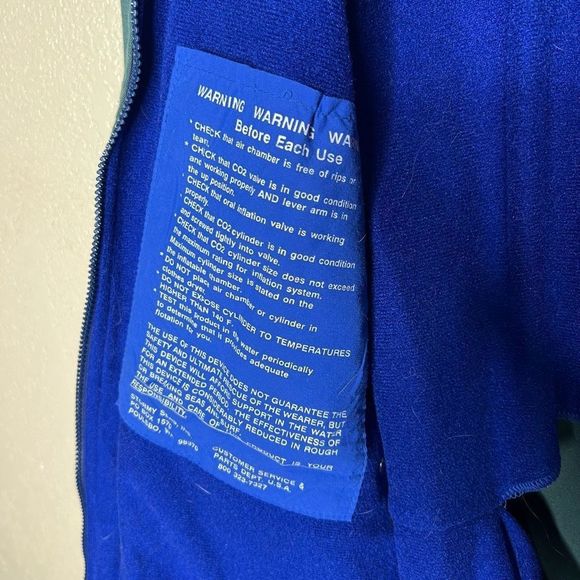 Stormy Seas Full Zip Jacket Made In USA Medium - Picture 5 of 6